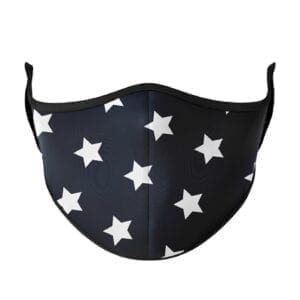 Black with Stars Face Mask