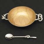 Gold Knotty Bowl & Knotty Spoon