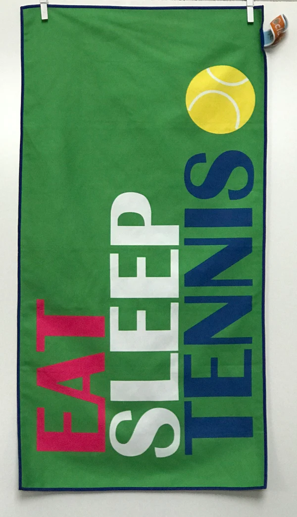 Eat Sleep Tennis Clutch Towel