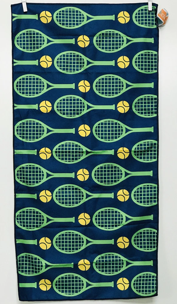 Blue Tennis Clutch Towel